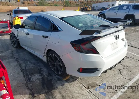 2020 Honda Civic Sport из США, поврежденный, VIN 2HGFC2F82LH581061